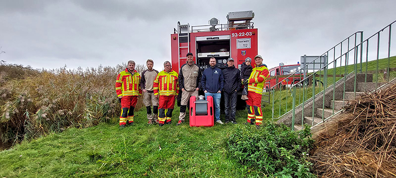 Schwimmsaugkorb für Utersumer Feuerwehr