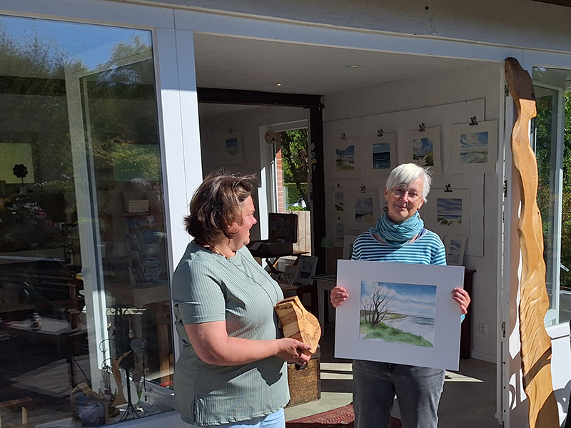 Aquarell trifft »Meehrholz«