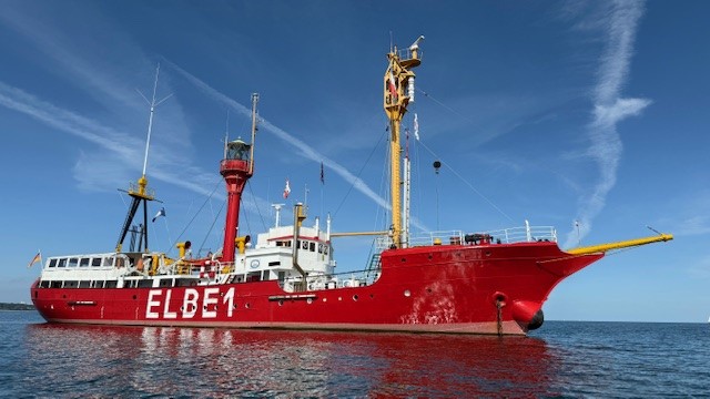 Legendäres Feuerschiff »ELBE 1« besucht den Wyker Hafen